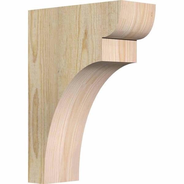 Ekena Millwork Yorktown Rough Sawn Corbel, Douglas Fir, 4"W x 10"D x 14"H COR04X10X14YOR00RDF - main